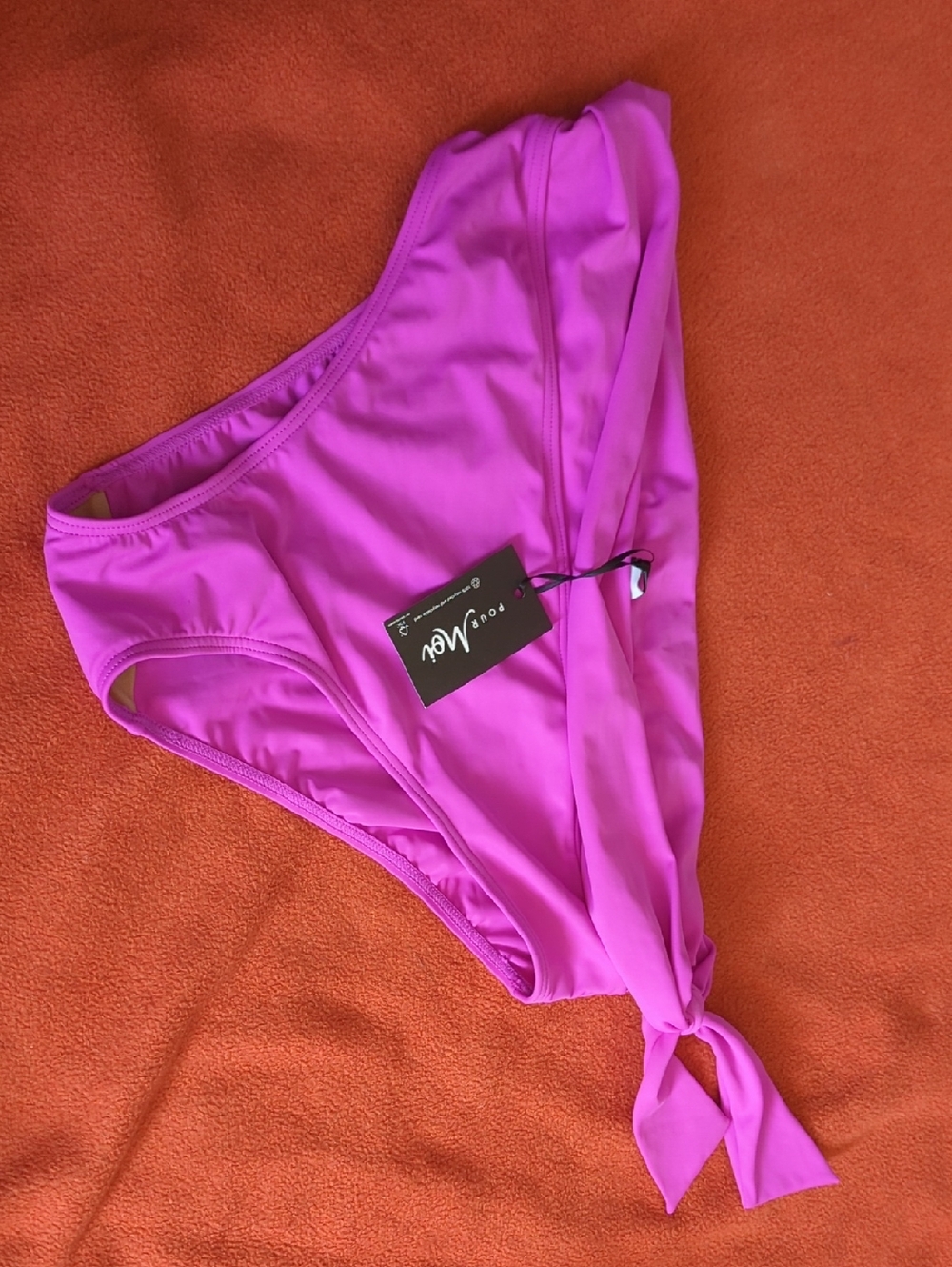Pour moi Pink Bikini Bottom with Side Tie
